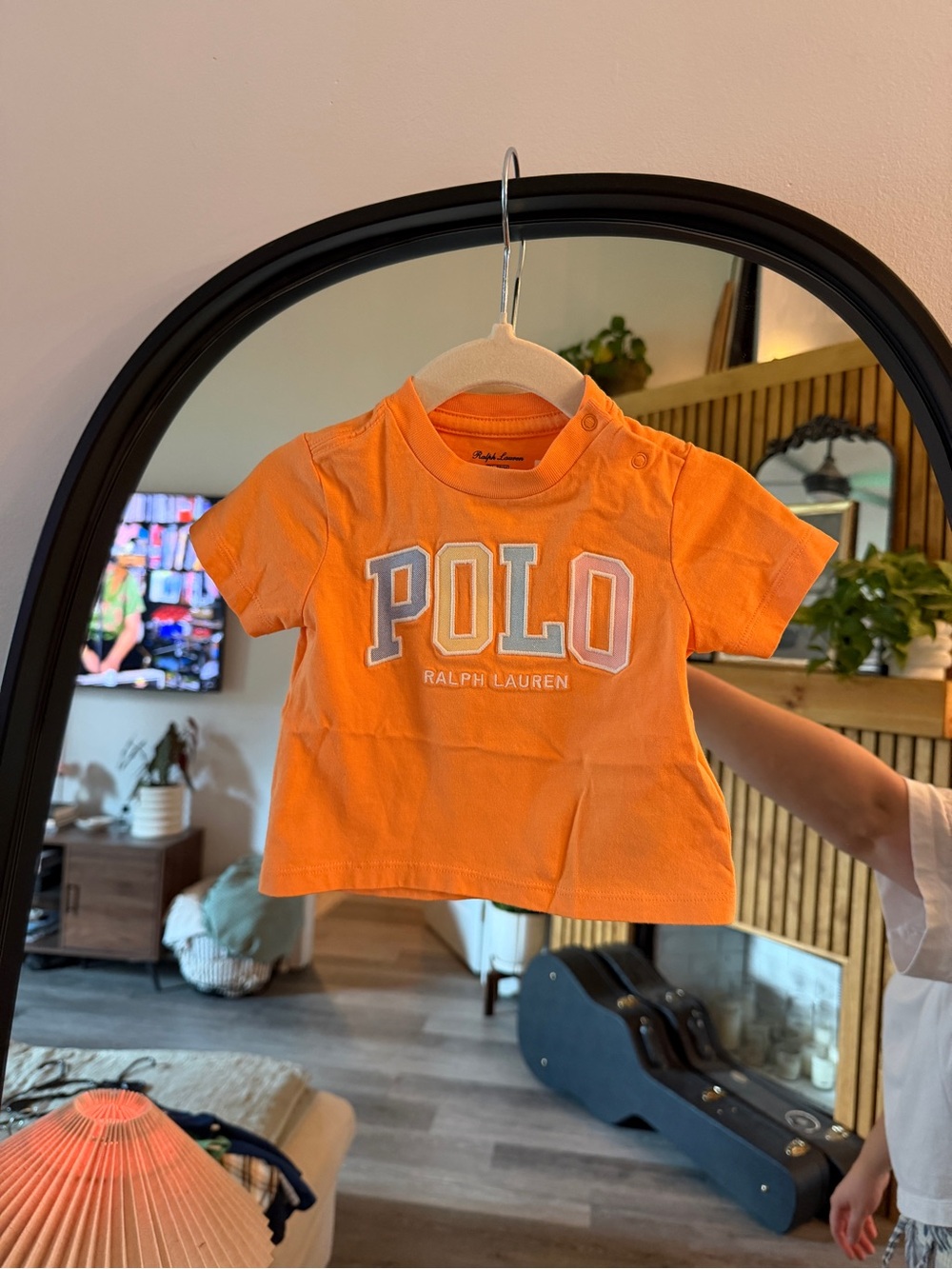 Ralph Lauren Orange POLO Short Sleeve Baby Tee